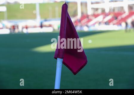 Northampton, Regno Unito. 2nd gennaio 2023. Partita della Sky Bet League 2 tra Northampton Town e Leyton Orient al PTS Academy Stadium di Northampton lunedì 2nd gennaio 2023. (Credit: John Cripps | MI News) Credit: MI News & Sport /Alamy Live News Foto Stock