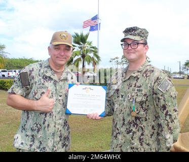 BASE NAVALE GUAM (1 APRILE 2022) - USA Michael Luckett, comandante ...