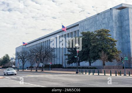 Biblioteca del Congresso - James Madison Memorial Building. Washington DC, Stati Uniti Foto Stock