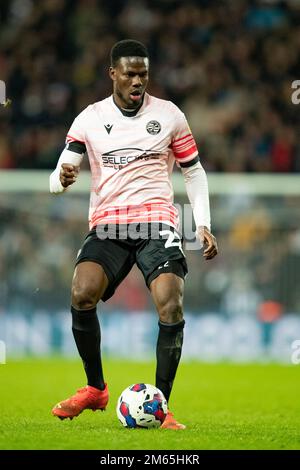 West Bromwich, Regno Unito. 2nd gennaio 2023Mamadou Loom of Reading durante la partita del Campionato Sky Bet tra West Bromwich Albion e Reading presso gli Hawthorns, West Bromwich lunedì 2nd gennaio 2023. (Credit: Gustavo Pantano | MI News) Credit: MI News & Sport /Alamy Live News Foto Stock