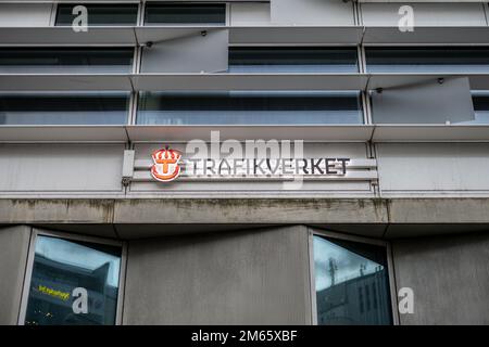 Malmö, Svezia - Luglio 09 2022: Esterno degli uffici di Trafikverket Foto Stock