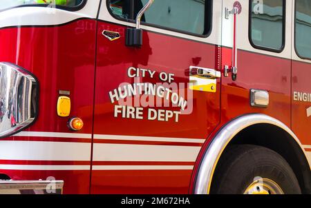 Città di Huntington, West Virginia, dipartimento dei vigili del fuoco Foto Stock