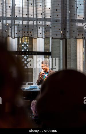 Brian Stokes Mitchell David Geffen Hall, Lincoln Center for the Performing Arts, New York, USA Foto Stock