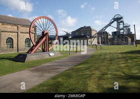 Il Woodhorn Museum di Northumberland è un museo minerario e un importante sito patrimonio culturale Foto Stock