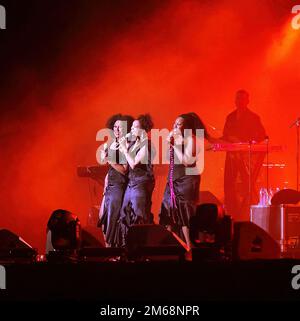 Pointer Sisters in concerto nell'anima di Gelredome al Dome-Arnhem Holland 2004. vvvbvanbree fotografie. Foto Stock