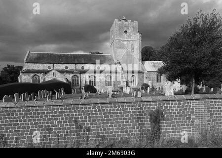 St Marys chiesa, Heacham village; North Norfolk; Inghilterra; Regno Unito Foto Stock