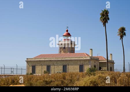 Leuchtturm Ponte da Piedade, Algarve, Portogallo Foto Stock