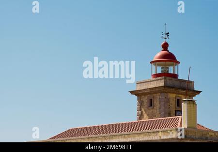 Leuchtturm, Ponte da Piedade, Algarve, Portogallo Foto Stock