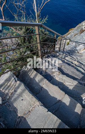 Cappella di San John sull'isola di Skopelos Foto Stock
