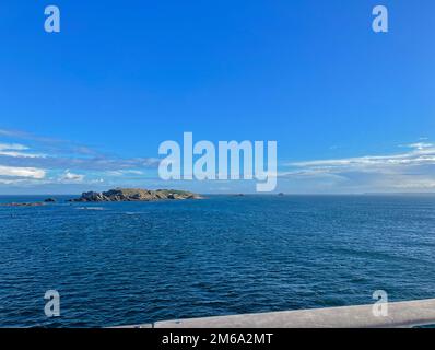 Lasciando St Malo Foto Stock