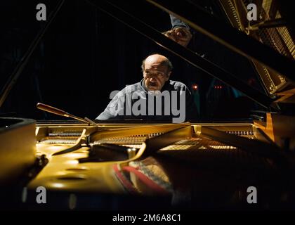 Sintonizzatore piano - Teatro dell'Opera del Cairo, Egitto Foto Stock