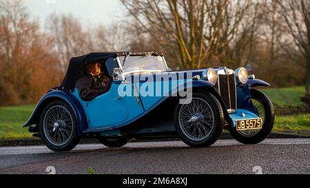 1935 mg auto sportiva vintage Foto Stock