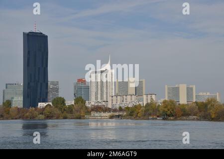 Skyline Vienna Austria Foto Stock