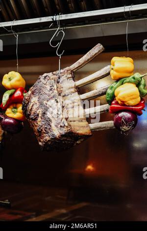 Tagli di manzo di alta qualità in una Steakhouse argentina Foto Stock