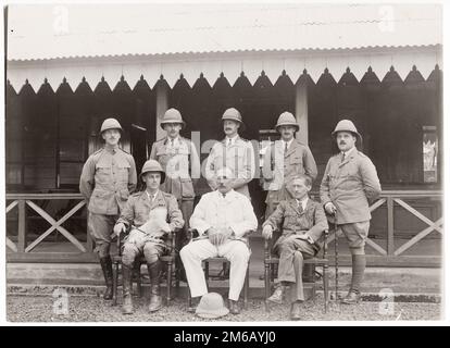 Alphonso Lisk-Carew studio: c.1910 Africa Occidentale Sierra Leone - officiasl coloniale, Freetown Foto Stock