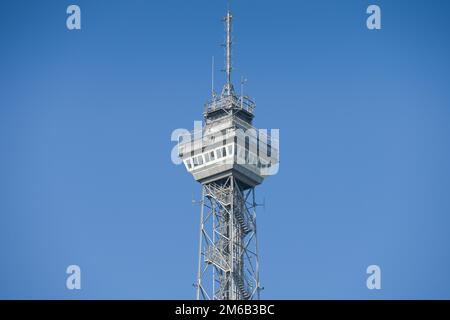 Funkturm, Messedamm, Westend, Charlottenburg, Berlino, Germania Foto Stock