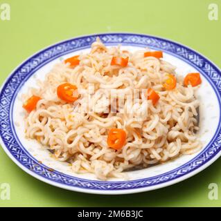 Tagliatelle mie con peperoncino Foto Stock