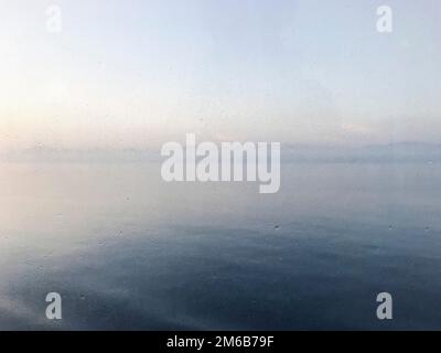 Mediterraneo, traghetto GNV da Tangeri a Genova, Paesaggio Foto Stock