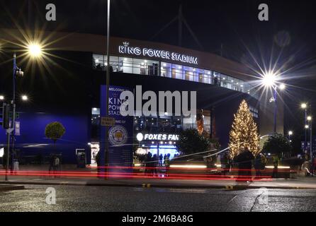 Leicester, Inghilterra, 3rd gennaio 2023. Una vista generale del terreno prima della partita della Premier League al King Power Stadium di Leicester. L'immagine di credito dovrebbe essere: Darren Staples / Sportimage Foto Stock