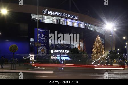 Leicester, Inghilterra, 3rd gennaio 2023. Una vista generale del terreno prima della partita della Premier League al King Power Stadium di Leicester. L'immagine di credito dovrebbe essere: Darren Staples / Sportimage Foto Stock