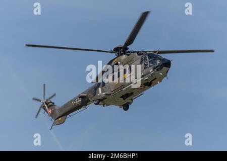 Super Puma Visualizzare le Forze aeree svizzere Foto Stock