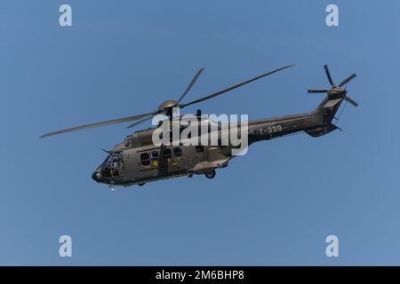 Super Puma Visualizzare le Forze aeree svizzere Foto Stock