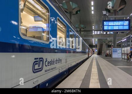 Nuovi veicoli per l'Euro City Praga - Berlino - Amburgo Foto Stock