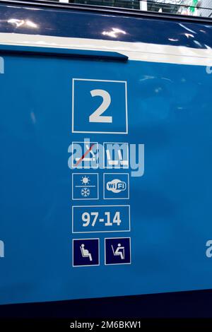 Nuovi veicoli per l'Euro City Praga - Berlino - Amburgo Foto Stock