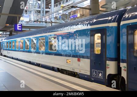Nuovi veicoli per l'Euro City Praga - Berlino - Amburgo Foto Stock
