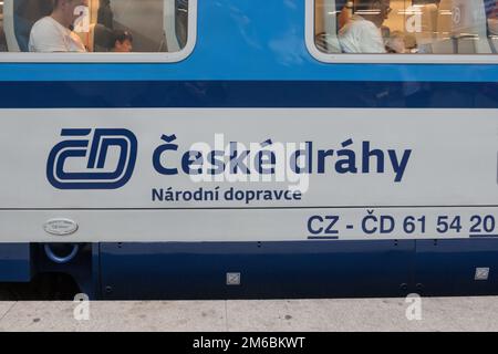 Nuovi veicoli per l'Euro City Praga - Berlino - Amburgo Foto Stock