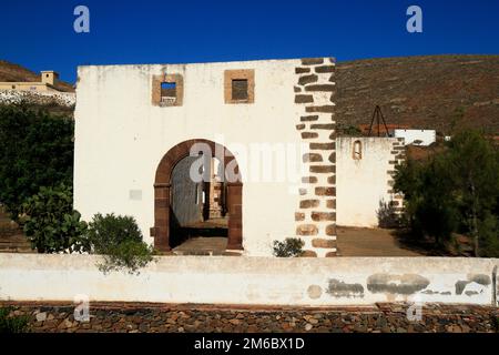 Rovine della chiesa conventuale di Iglesia de San Buenaventura, Fuerteventura Foto Stock