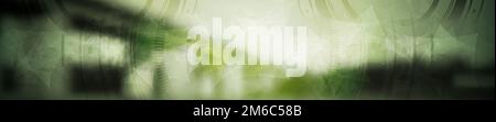 Banner intestazione Web industriale tecnologia astratta Foto Stock