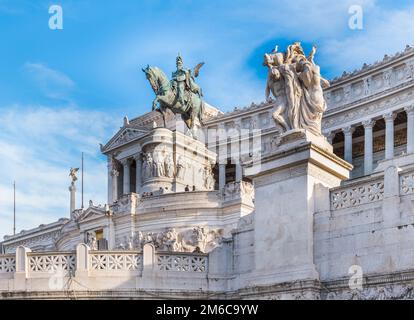 Monumento nazionale a vittorio emanuele II Foto Stock