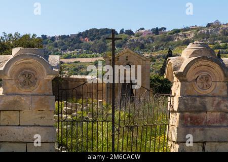 Skyline di Mdina L-Imdina Foto Stock