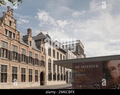 Anversa. Regione fiamminga. Belgio 15.08.2021. Casa-Museo di Peter Paul Rubens. Foto Stock