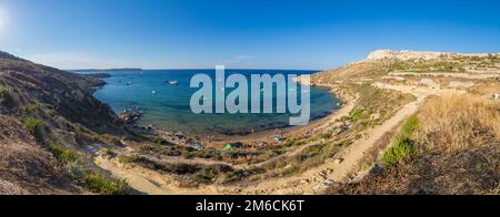 Imgiebah Bay panorama Foto Stock