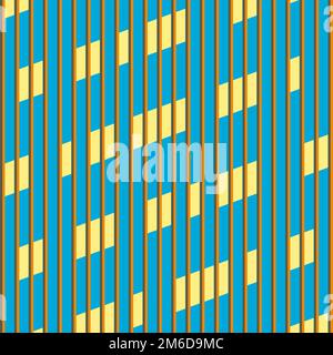 Piazze e forme geometriche Pattern Foto Stock