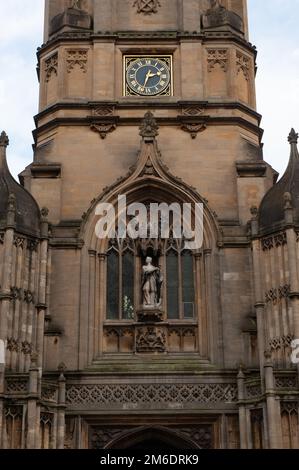 Tom Tower è un campanile di Oxford, Inghilterra Foto Stock