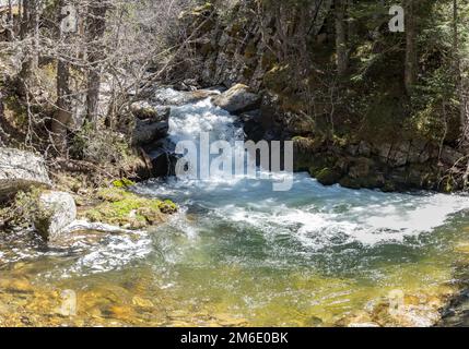 Madriu-Perafita-Claror Valley in Andorra,sito patrimonio mondiale dell'UNESCO Foto Stock