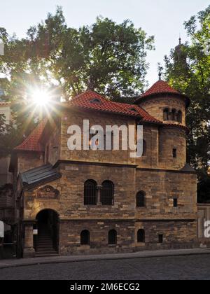 Sinagoga di Klaus nella Città Vecchia di Praga, Repubblica Ceca Foto Stock