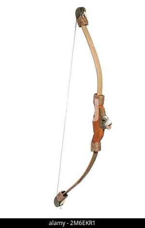 Arco a freccia. Arma da tiro con l'arco. Longbow in legno per adulti e  bambini Foto stock - Alamy