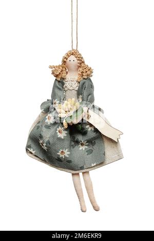 Gadget stringa da appendere con varie figure. Regalo per Natale, Pasqua, San Valentino, Vacanze, inverno, estate, primavera, compleanno Foto Stock