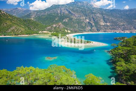 Blue Lagoon in Oludeniz Foto Stock