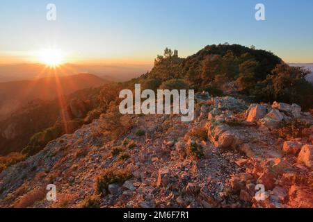 Vista dall'alto da Mont Vinaigre, Esterel, var, 83, PACA Foto Stock