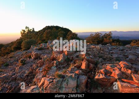 Vista dall'alto da Mont Vinaigre, Esterel, var, 83, PACA Foto Stock
