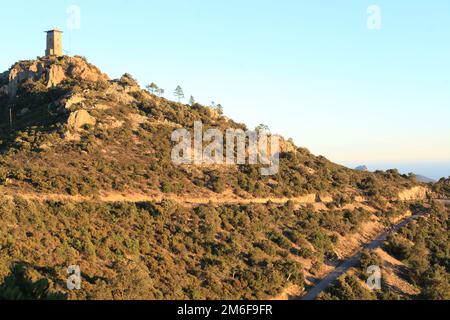 Vista dall'alto da Mont Vinaigre, Esterel, var, 83, PACA Foto Stock