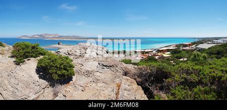 La Pelosa - Golfo dell'Asinara - Sardegna Foto Stock