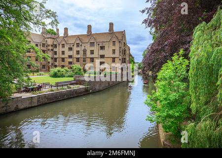 Cambridge - Maggio 23 2022: Campus del King's College a Cambridge, Inghilterra. Foto Stock