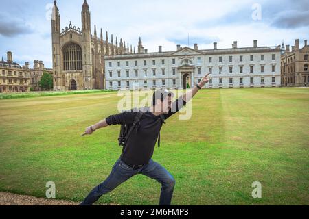 Cambridge - Maggio 23 2022: Campus del King's College a Cambridge, Inghilterra. Foto Stock