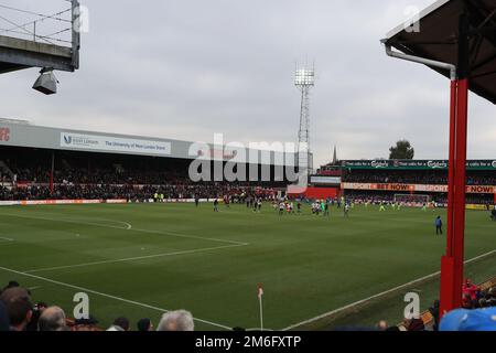 Griffin Park - Brentford / Brighton e Hove Albion, Sky Bet Championship, Griffin Park, Londra - 5th febbraio 2017. Foto Stock